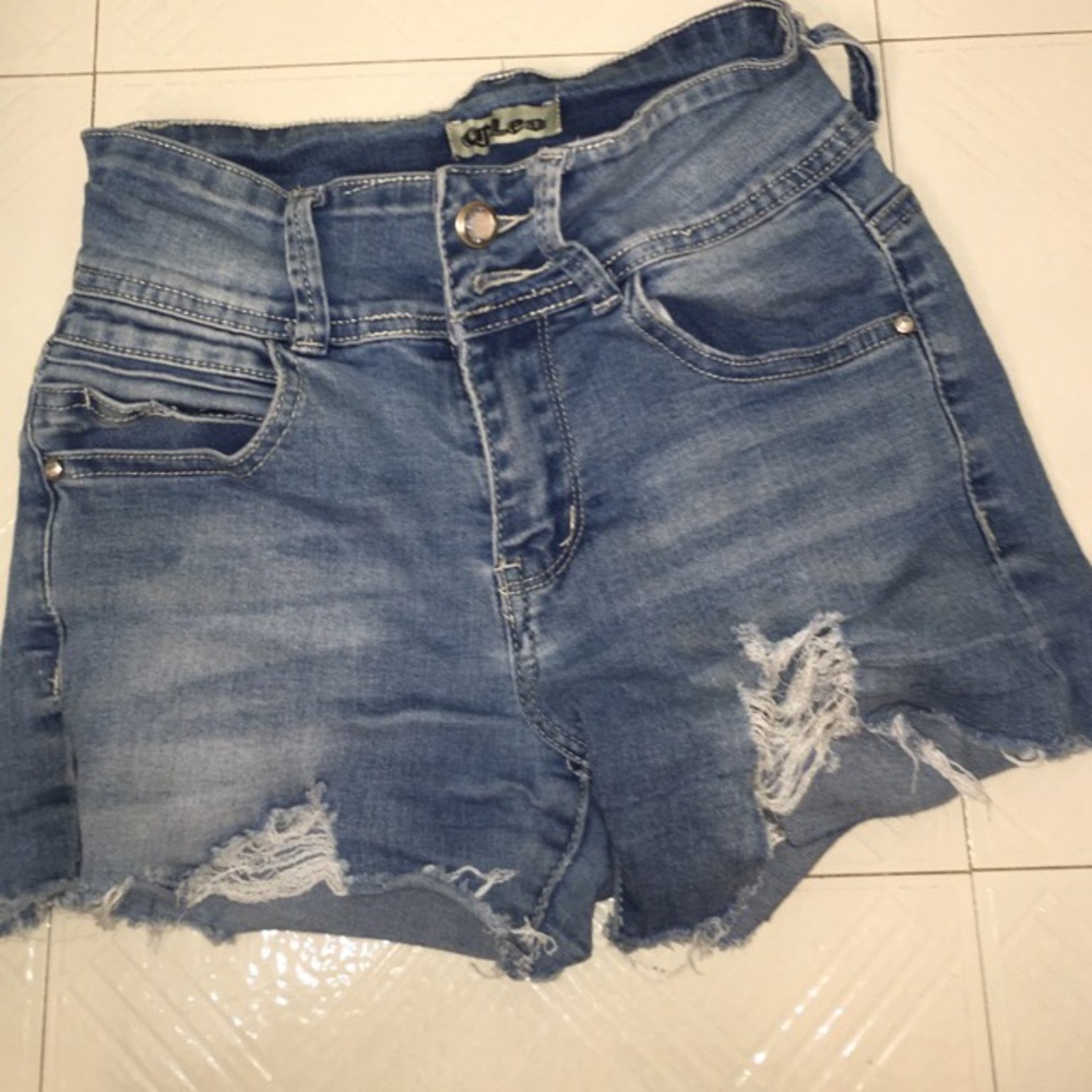 Denim shorts
